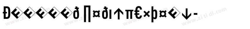DINCond MediumExpert字体转换
